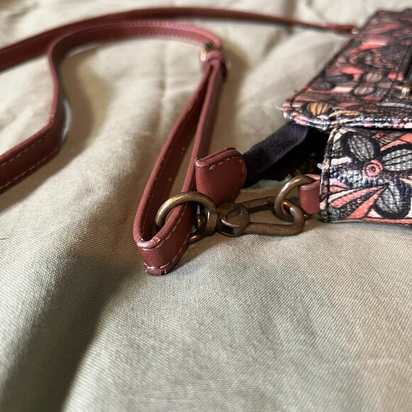 Sakroots Crossbody Small Purse Bag, Coated Canvas, Sienna Spirit Desert Print - Picture 11 of 12